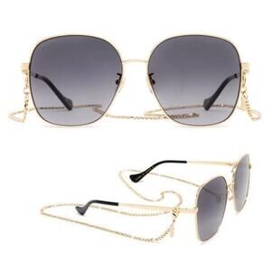 NEW Gucci GG1089SA-001 Chain Sunglasses